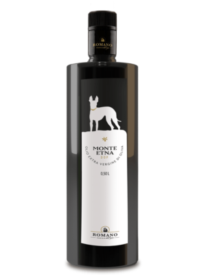 Eine Flasche Monte Etna Olivenöl